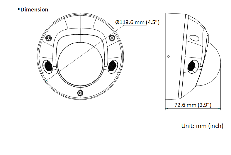 4MP Hikvision Mini Dome ColorVu AcuSense IP Camera with Face Capture &amp; Built-In Mic (DS-2CD2547G2-LS 2.8MM)