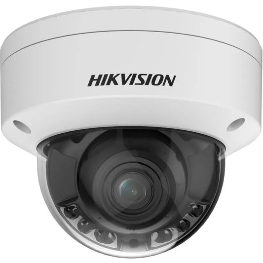 8MP Hikvision Smart Hybrid Light with ColorVu Motorized Varifocal Dome Network Camera DS-2CD2787G2HT-LIZS(2.8-12)(EF