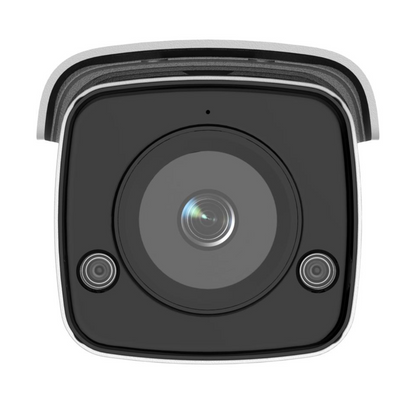 Hikvision DS-2CD2T46G2-ISU/SL (2.8mm) 4MP AcuSense Bullet Camera with Strobe Light and Built-In Speaker
