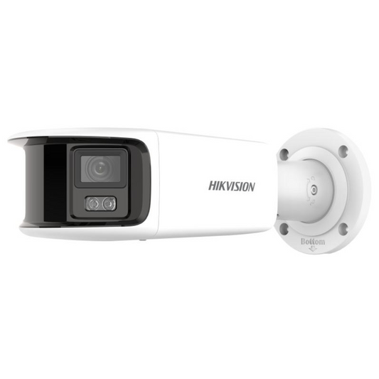 6mp Hikvision ColorVu AcuSense Panoramic Bullet IP Network Camera with 2-Way Audio 2.8mm White DS-2CD2T66G2P-ISU/SL(2.8MM)