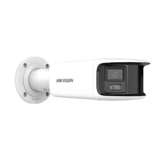 6mp Hikvision ColorVu AcuSense Panoramic Bullet IP Network Camera with 2-Way Audio 2.8mm White DS-2CD2T66G2P-ISU/SL(2.8MM)