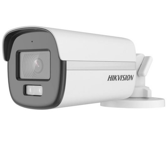 Hikvision DS-2CE12KF0T-LFS (2.8mm) 3K 5MP ColorVu Smart Hybrid Bullet Camera with Built-In Mic (AoC)