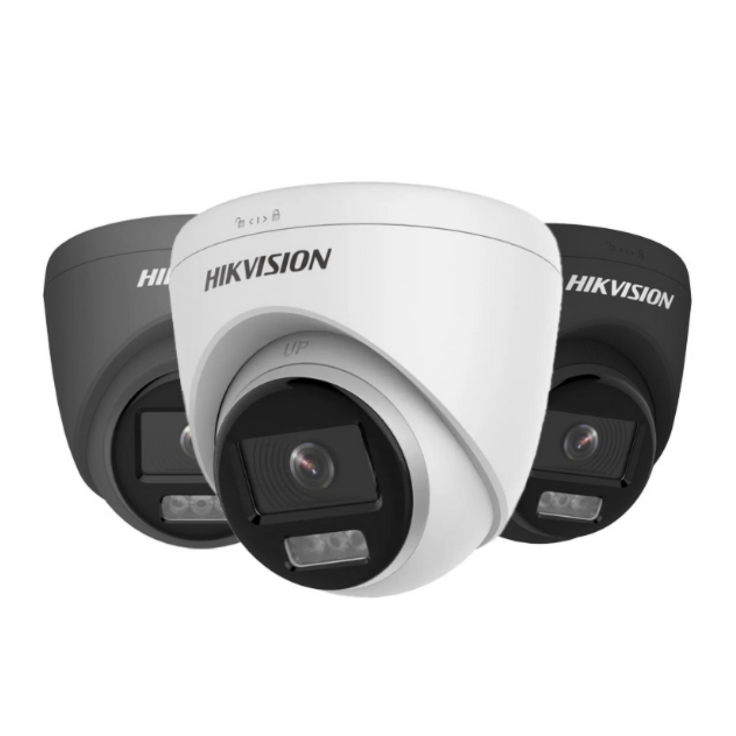 Hikvision DS-2CE72UF3T-E 8MP 4K ColorVu PoC Turret Camera | 2.8mm Fixed Lens | Full-Color Day & Night Surveillance