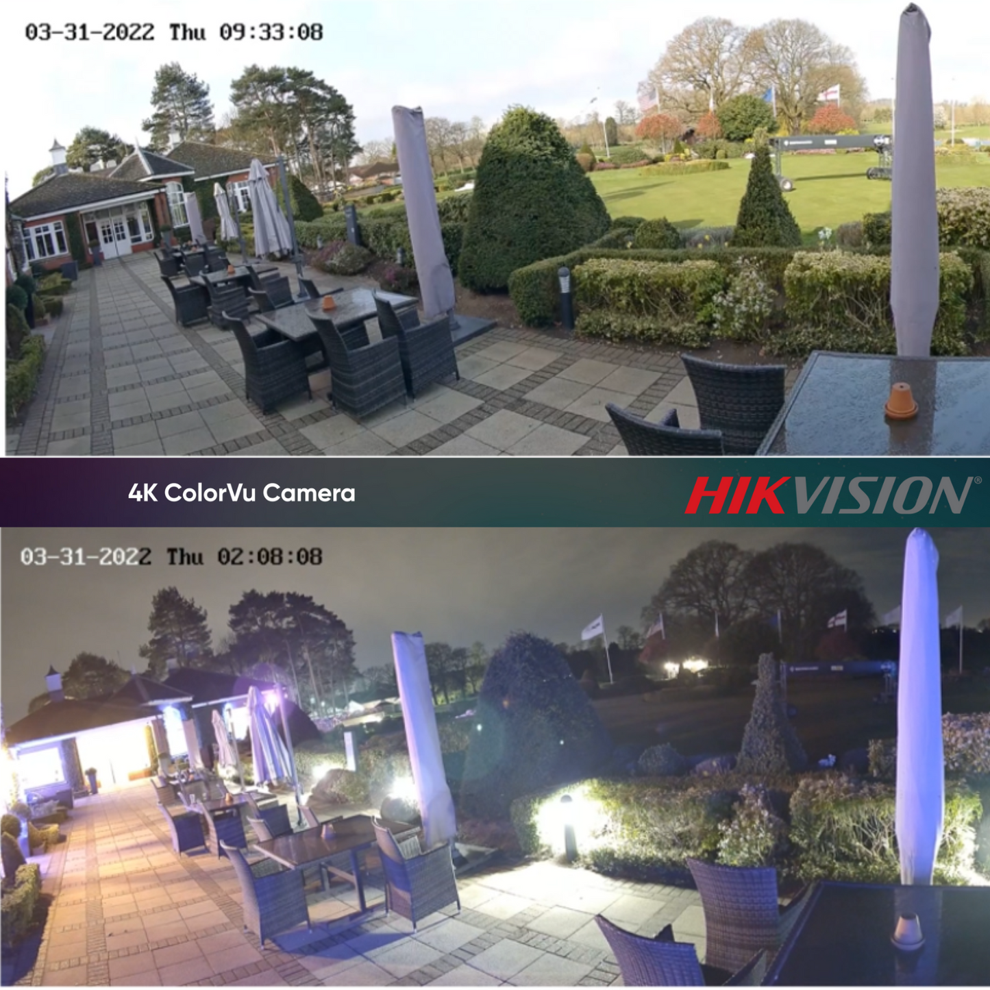 Hikvision DS-2CE72UF3T-E 8MP 4K ColorVu PoC Turret Camera | 2.8mm Fixed Lens | Full-Color Day & Night Surveillance