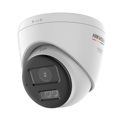 Hikvision DS-2CE72UF3T-LSYE 8mp 4K ColourVu PoC/AOC Smart Hybrid Light Turret Camera with Microphone