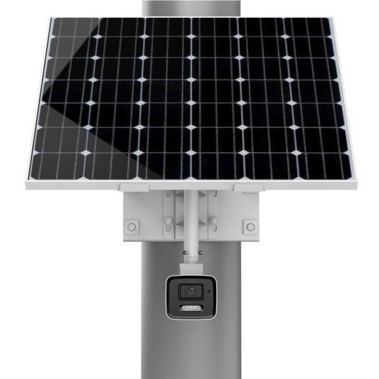 8MP Hikvision 4K ColorVu Fixed Bullet Solar Power 4G Network Camera Kit - DS-2XS6A87G1-LS/C36S80