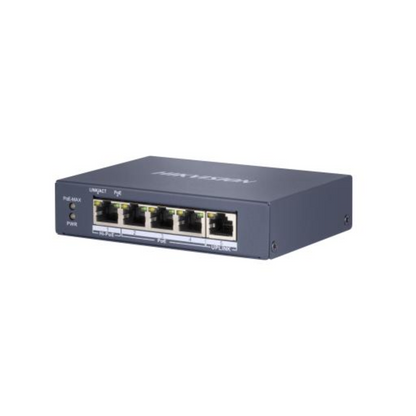 5 Port Hikvision Gigabit Unmanaged Hi-Poe Switch DS-3E0505HP-E