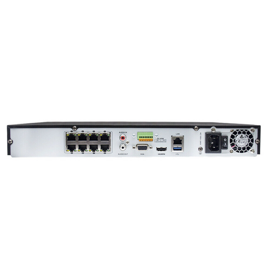 Hikvision DS-7608NI-M2-8P 8K 8-Channel 1U PoE NVR – High-Resolution Network Video Recorder
