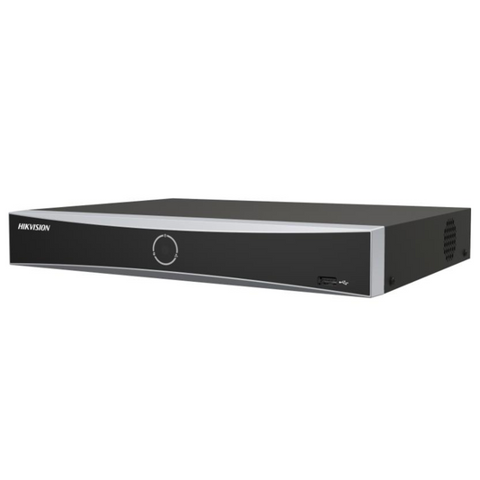 4k 8ch Hikvision Nvr - 1u 8 Poe Acusense - DS-7608nxi-k1-8p