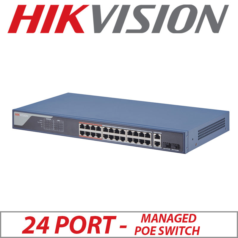 24 Port Hikvision Smart Managed Poe Switch Ds-3e1326p-ei