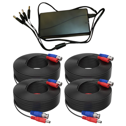 Dahua 8MP 4K Full-Colour CCTV Kit | 24/7 Full-Colour Surveillance with 4x Cameras & Built-In Microphones