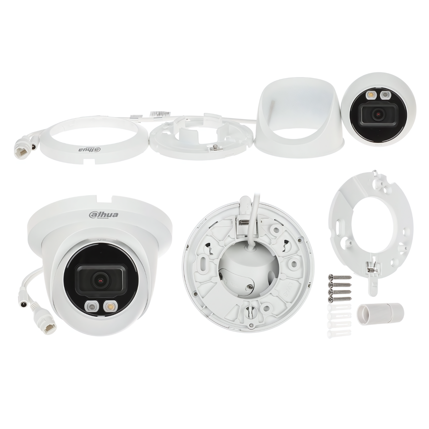 Dahua 8 MP 4K IP POE Smart Dual Light Fixed-focal Eyeball WizSense Network Camera DH-IPC-HDW2849TMP-S-IL-0280B