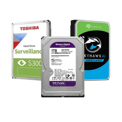 CCTV Surveillance Hard Drive | 1TB, 2TB, 4TB, 6TB, 8TB, 10TB Options