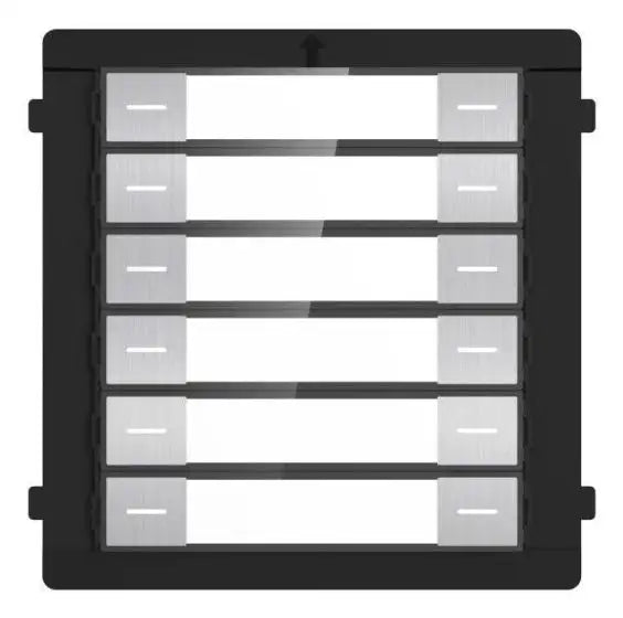 Hikvision Modular Door IP Intercom Nametag Module - DS-KD-K12/S
