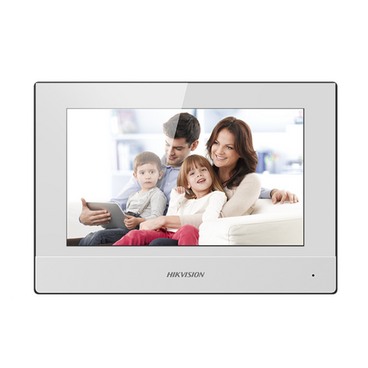 Hikvision DS-KH6320-WTE1 7-Inch Touch Screen Indoor Video Intercom Station