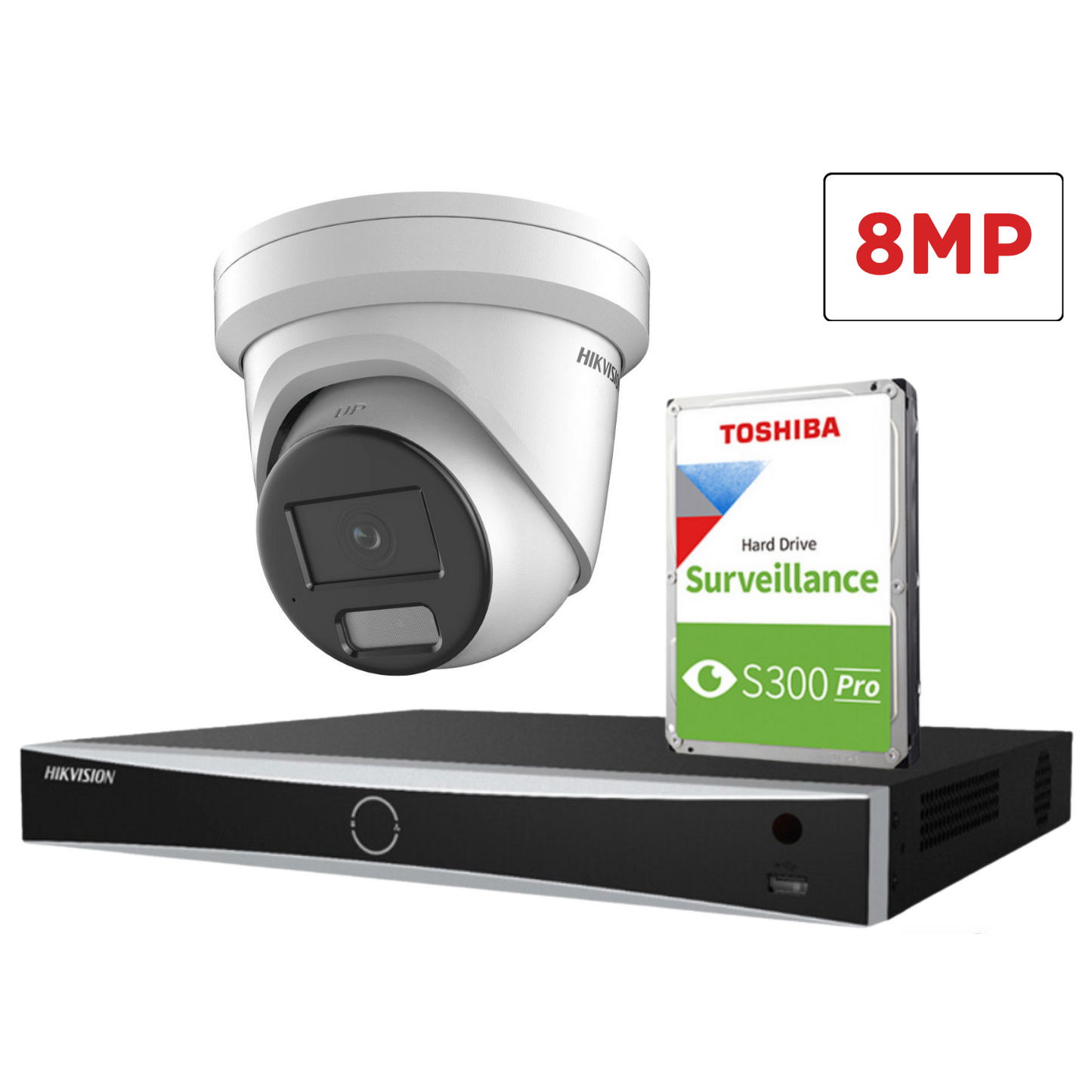 Hikvision 8MP 4K IP CCTV Kit Builder – Customise Your Perfect Surveillance System