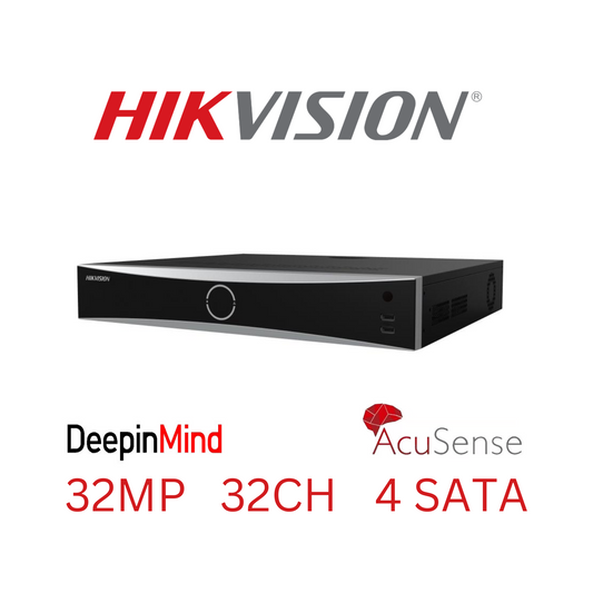 Hikvision IDS-7732NXI-M4/16P/X 32-Channel 8K PoE DeepinMind NVR | Facial Recognition & Advanced AI Analytics