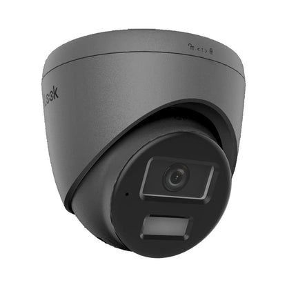 8MP Hikvision HiLook Smart Hybrid ColorVu IP PoE Turret Camera with Built-In Mic (Model: IPC-T280HA-LUF/SL-2.8MM)