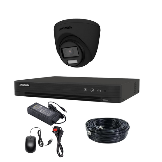 Hikvision 8MP 4K ColorVu Cctv Kit | 24/7 Full-Color Surveillance | 1x Camera + 4-Channel DVR