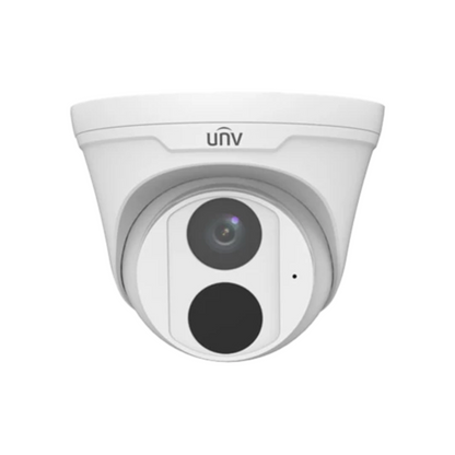 Uniview 4MP EasyStar IP Turret White or Black with Mic 2.8mm UV-IPC3614LE-ADF28K-G