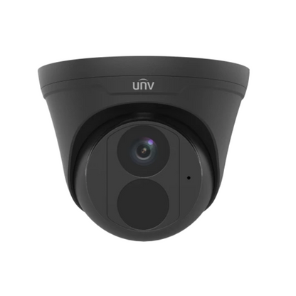Uniview 4MP EasyStar IP Turret White or Black with Mic 2.8mm UV-IPC3614LE-ADF28K-G