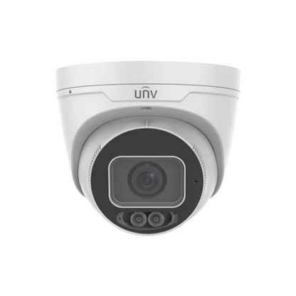 Uniview 4MP Prime 3 Colorhunter with Mic IP Turret Black or  White UV-IPC3634SE-ADF28K-WL-I0