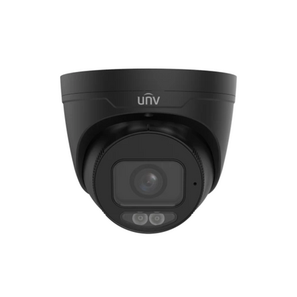 Uniview 8MP Prime 3 Turret ColorHunter IP Turret with Microphone & F1.0 Lens White or Black UV-IPC3638SE-ADF28K-WL-I0