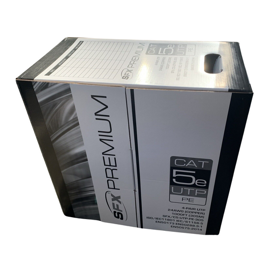 305m Cat5e Duct Grade Ethernet Cable | Durable & Weatherproof High-Performance Networking Solution