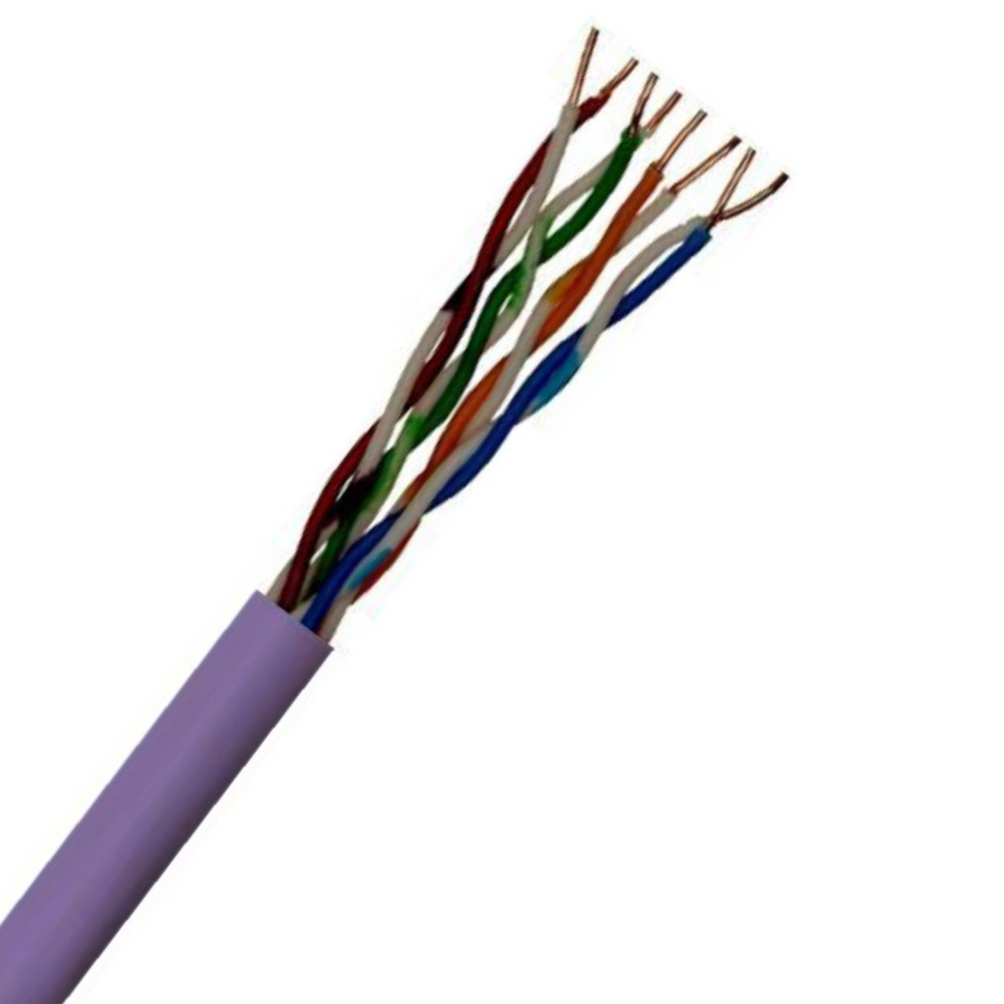 305m Cat5e PVC Utp Internal Cable Purple 1000ft