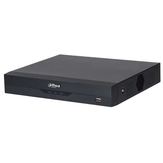 Dahua 4mp Full Colour IP Poe Cctv Kit Grey - 24/7 Full-Color Surveillance, 4x Cameras with Microphones