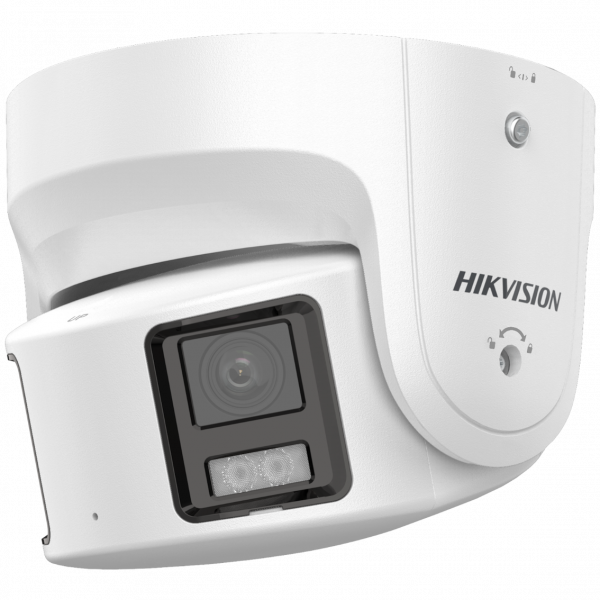 Hikvision DS-2CD2387G2P-LSU-SL (4mm)(C) 8MP ColorVu Panoramic Turret Camera with Live Guard