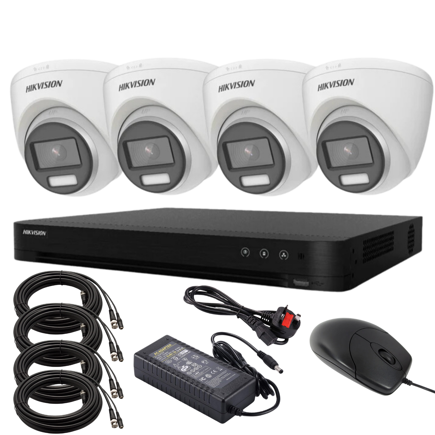 Hikvision 4 camera hot sale kit