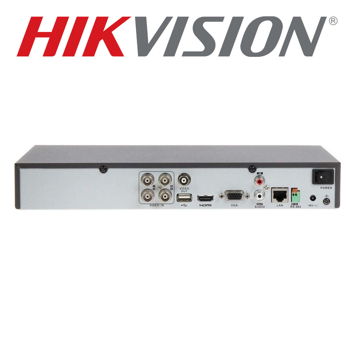 8mp 4ch Hikvision 1U H.265 Turbo Acusense POC DVR IDS-7204HUHI-M1-P(C)