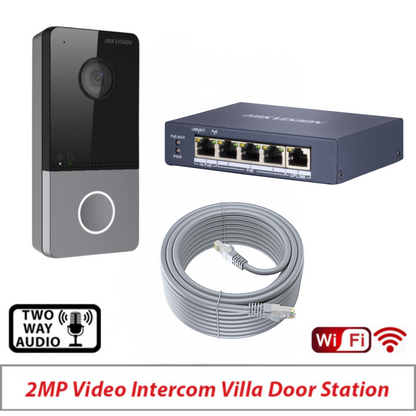 Hikvision Doorbell Video Intercom Door Station Easy Install Kit