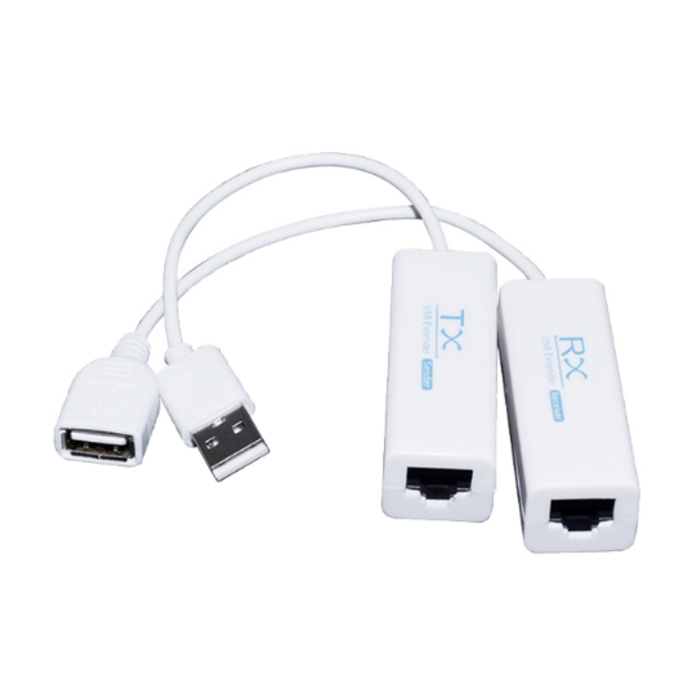 USB Over Cat5 or Cat6 Extender Kit - 100m