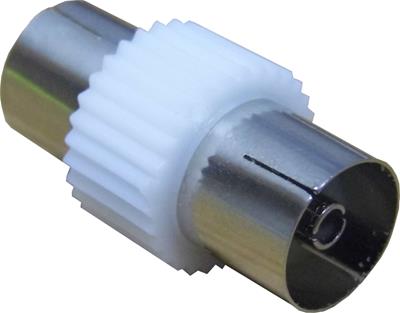 Coax Aerial Coupler - White S.A.C