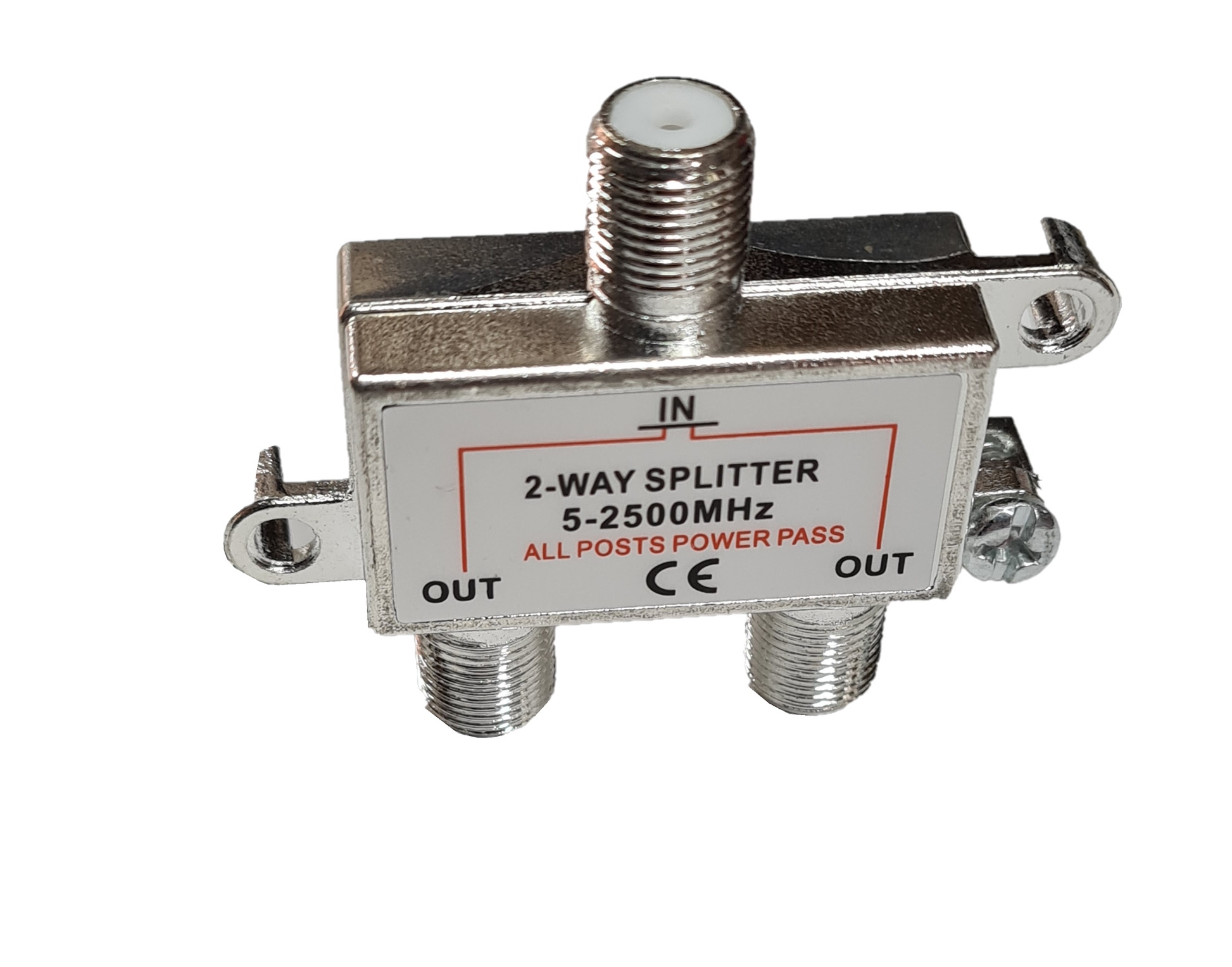 Profile IEC Coax splitter Plugin Répartiteur TV 2 voies, fréquence 0 - 1000  MHz