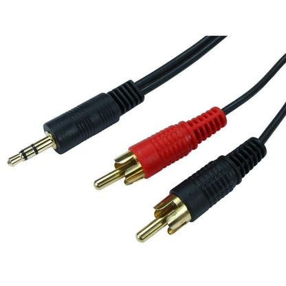 Aux to Phono Cable - 3.5mm Aux to 2 x RCA Cables Direct
