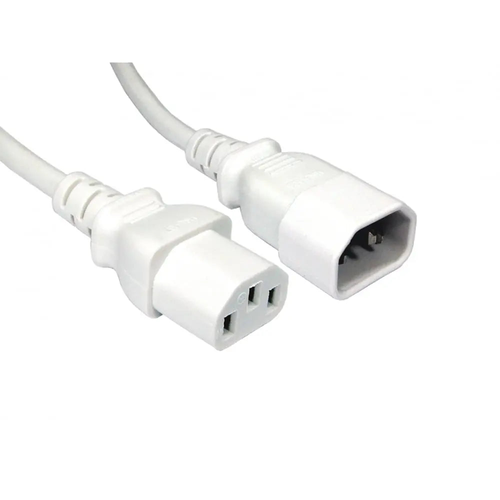 C14 to C13 Power Extension Cable - Kettle Lead extension cables - IEC extension Cables Direct