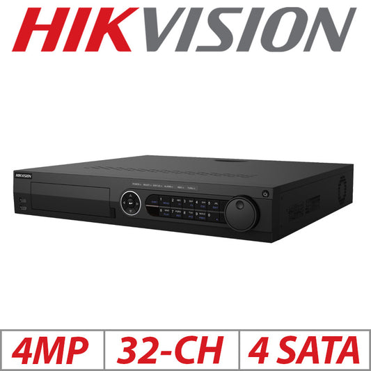 Hikvision 32-Channel 4MP Turbo DVR IDS-7332HQHI-M4-S with HDMI – High-Definition Surveillance