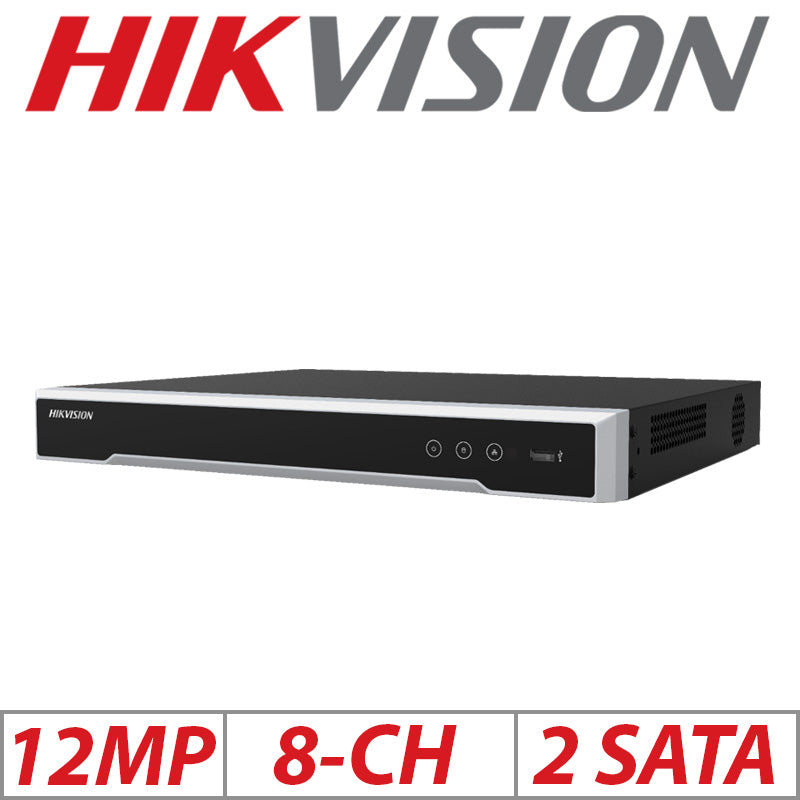 12mp 8ch Hikvision Nvr Ip Poe Hdmi- Ds-7608ni-i2-8p