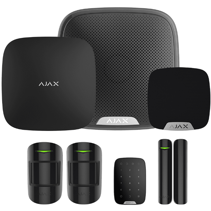 Ajax Hub 1 Plus Kit with Key Pad and StreetSiren Ajax