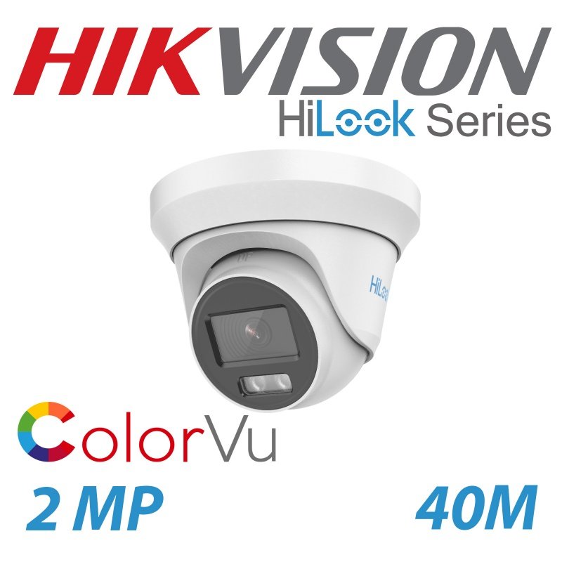 2mp Hilook Hikvision Colorvu 40m Distance THC-T229-MS(2.8MM)