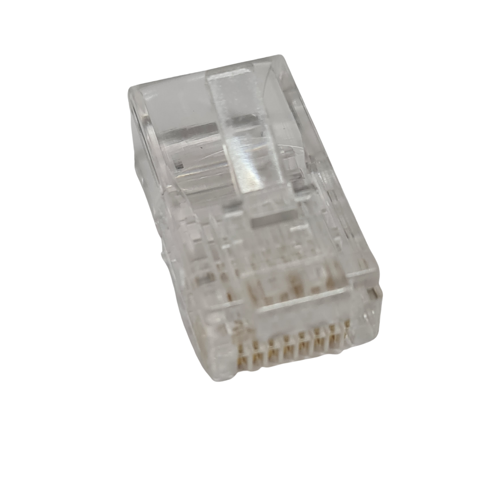 RJ45 Plugs For Cat5 or Cat6 Packs 10-100 - Solid or Stranded Cable Bristol Communications