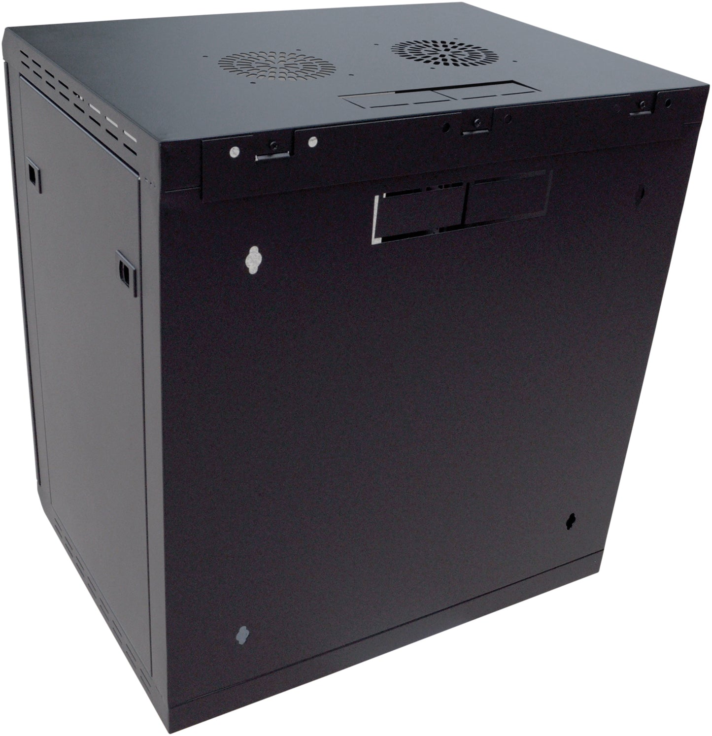 12u Wall Mounted Data Cabinet/Data Rack 450mm Deep - Black