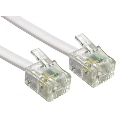 Rj11 to Rj11 Adsl Cable - ADSL Cables in Black or White Colours BCE Direct
