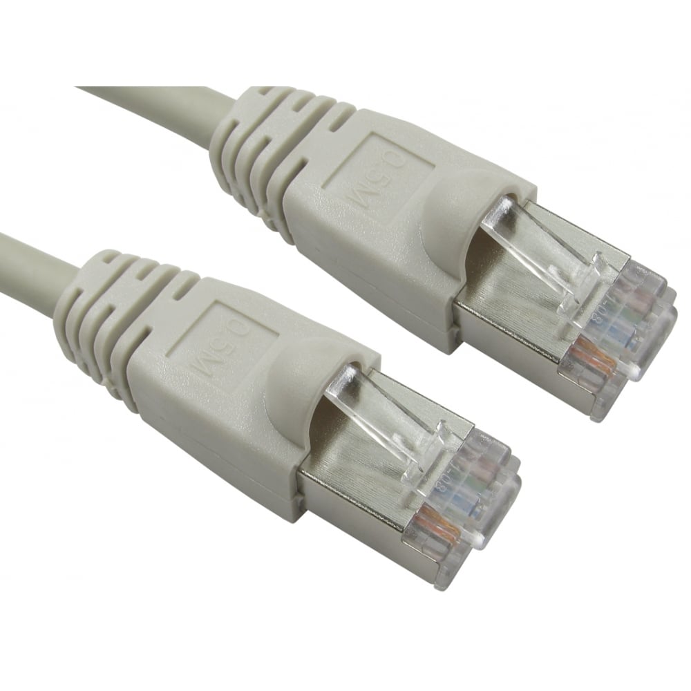 CAT6 FTP Snagless Ethernet Cable/Patch Lead LSZH 0.5m to 30m Various Colours Cables Direct