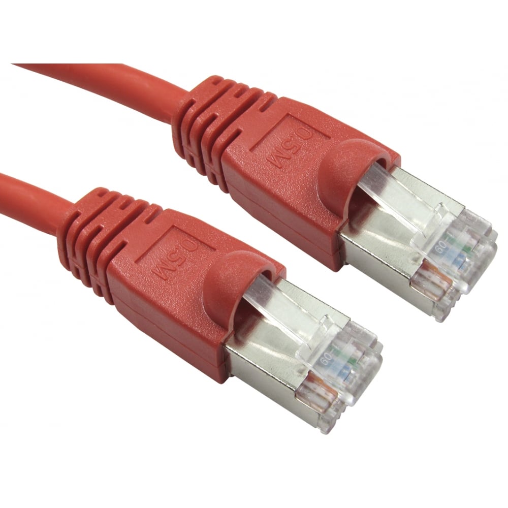 CAT6 FTP Snagless Ethernet Cable/Patch Lead LSZH 0.5m to 30m Various Colours Cables Direct