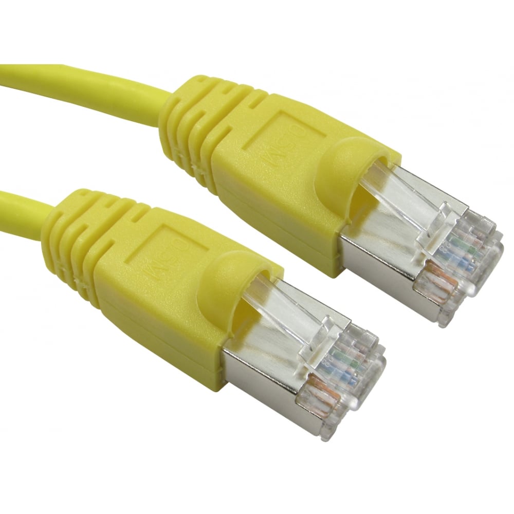 CAT6 FTP Snagless Ethernet Cable/Patch Lead LSZH 0.5m to 30m Various Colours Cables Direct