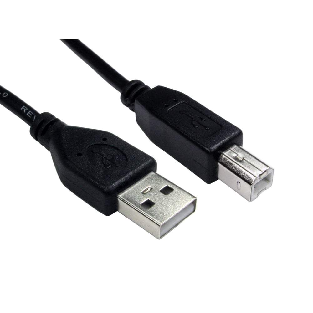 USB Printer/Scanner Cables (USB A to B cable) 0.5m to 5m Lengths Cables Direct